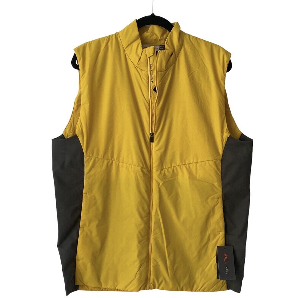 Kjus Radiation Vest Full Zip Insulated Light Puff‎ Logo NWT